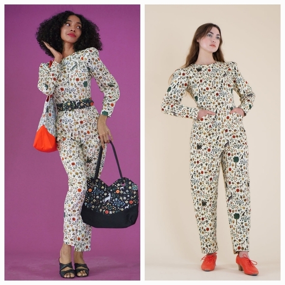 Samantha Pleet Empress Jumpsuit in Ivory Illuminated size 18 NWT - Picture 2 of 15